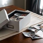 Отпечаток зимнего пейзажа рядом с архивной подписью